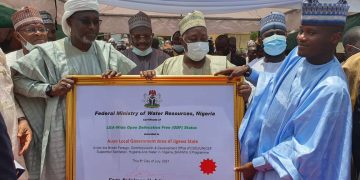Water resources minister certifies 14 local governments open defecation-free in Jigawa