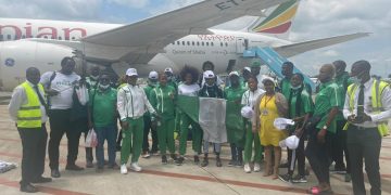 Ethiopian Airlines sends ‘best wishes’ as Team Nigeria departs Abuja for Olympic Games in Japan