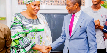 Rev. Pam visits family of late NBS boss at Jenre, Plateau State