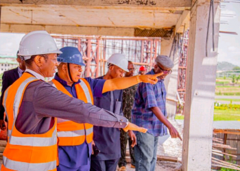 SGF inspects construction work at NCPC parmenent headquarters