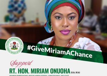 Northern group, Imo APC back Miriam Onuoha for deputy speakership in Nigeria’s 10th assembly