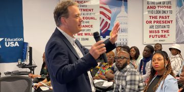 Why 700 Nigerian students are leaving for US after embassy pre-departure ceremonies 