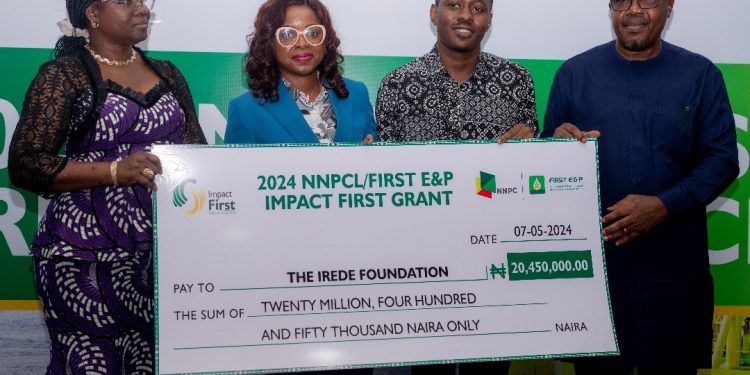 NGOs receive N53.4mn empowerment from NNPC-First E&P JV