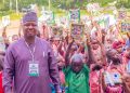 Many school pulpils in Gombe State receive material support from Danbayo Foundation